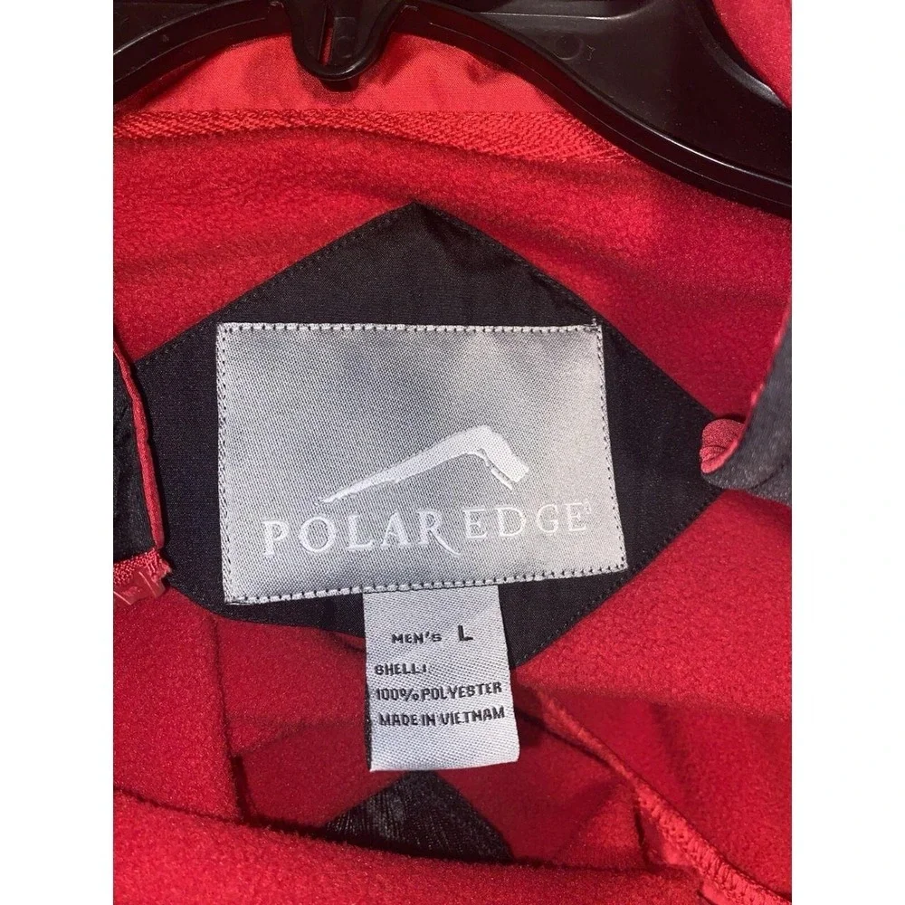 Polar Edge Jacket Men Red Black Size Large Winter Snow Fall